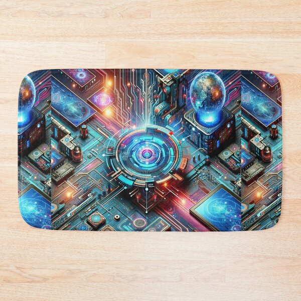 Item preview, Futuristic Techno-Scape The Art of Innovation designed and sold by Nardaz.