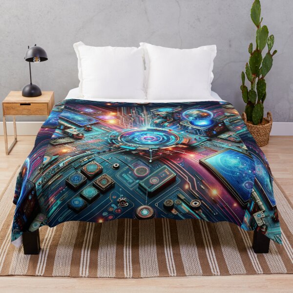 Item preview, Futuristic Techno-Scape The Art of Innovation designed and sold by Nardaz.