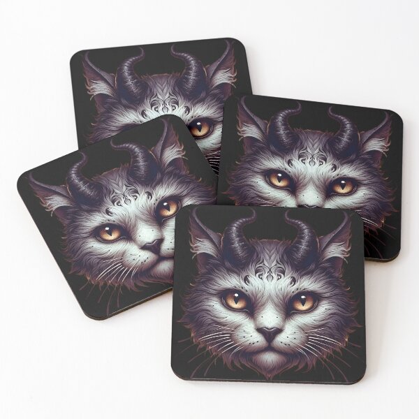 Item preview, evil cat designed and sold by CASSINI-1997.
