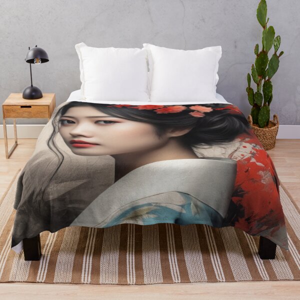 Item preview, Azure Radiance | Confident Japanese Beauty designed and sold by Rothnaric.