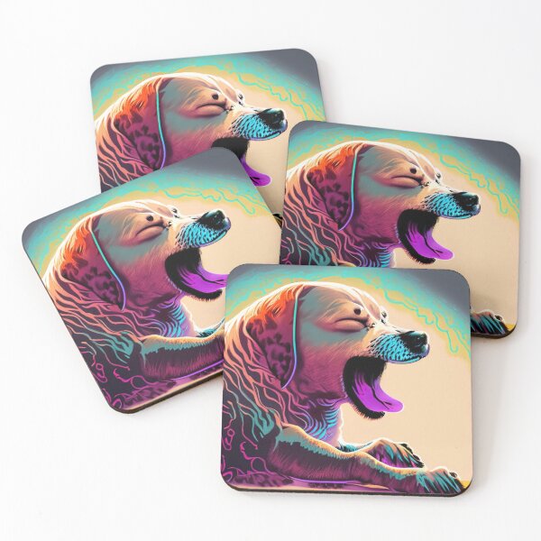 Item preview, Dog Stretched Morning Yawn designed and sold by petsfromweb.