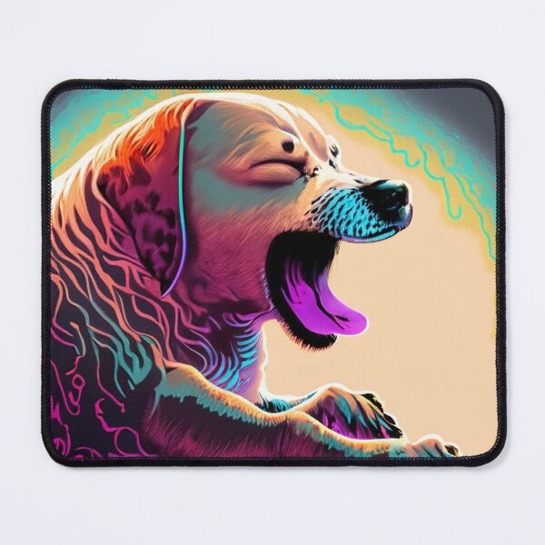 Item preview, Dog Stretched Morning Yawn designed and sold by petsfromweb.