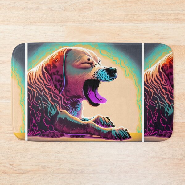 Item preview, Dog Stretched Morning Yawn designed and sold by petsfromweb.