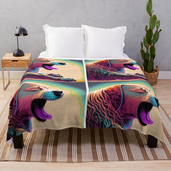 Item preview, Dog Stretched Morning Yawn designed and sold by petsfromweb.