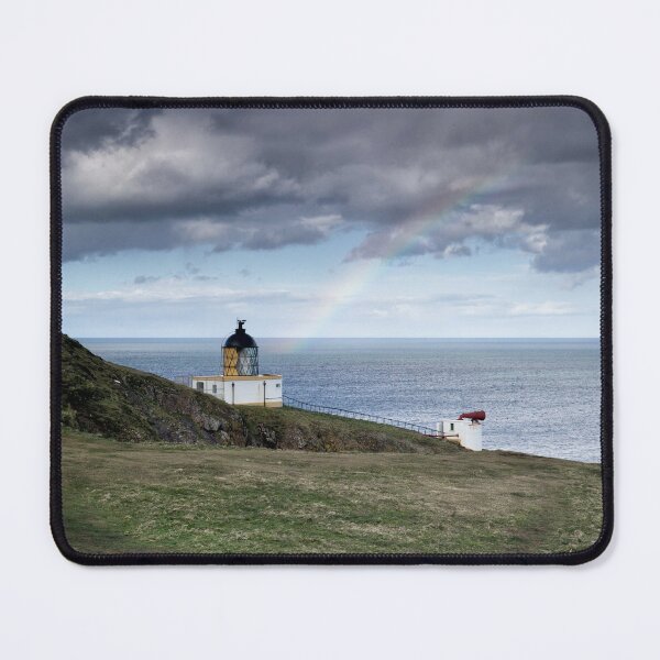 Item preview, Lighthouse and rainbow, St Abbs Head, Scottish Borders designed and sold by Iain MacLean.