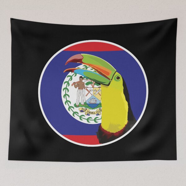 Item preview, Belize Toucan Belizean National Animal Flag designed and sold by FlagX.