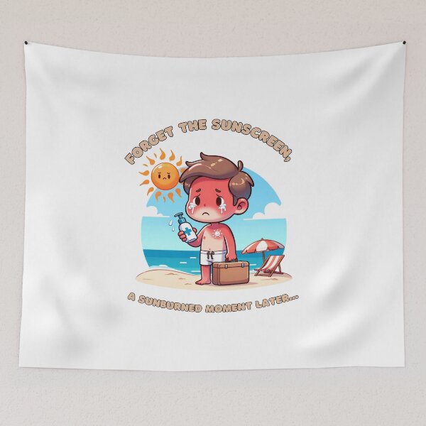 Item preview, Forget the Sunscreen, A sunburned moment later... designed and sold by creativechaster.