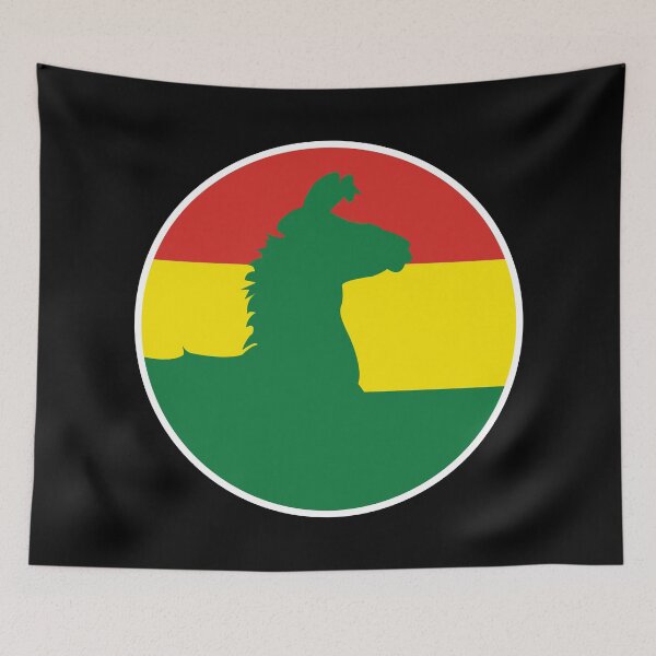 Item preview, Bolivia Llama Alpaca Bolivian National Animal Flag designed and sold by FlagX.