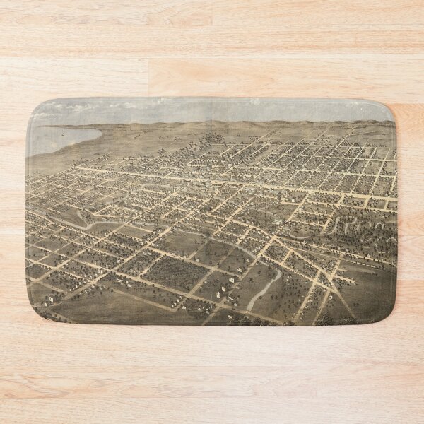 Item preview, Fond du Lac, Wisconsin (1867) designed and sold by allhistory.