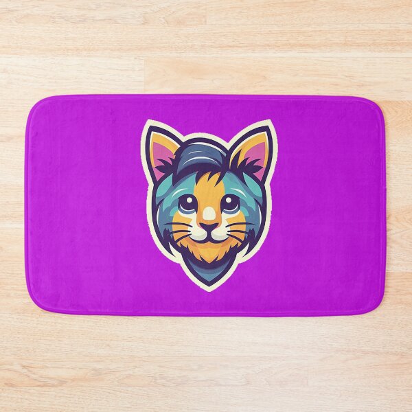 Item preview, Messi-Inspired Colorful Cat designed and sold by INVADesign.