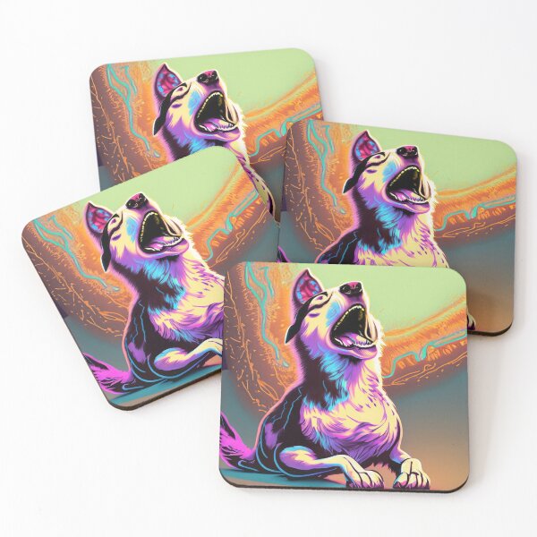 Item preview, Dog Stretched Morning Yawn designed and sold by petsfromweb.
