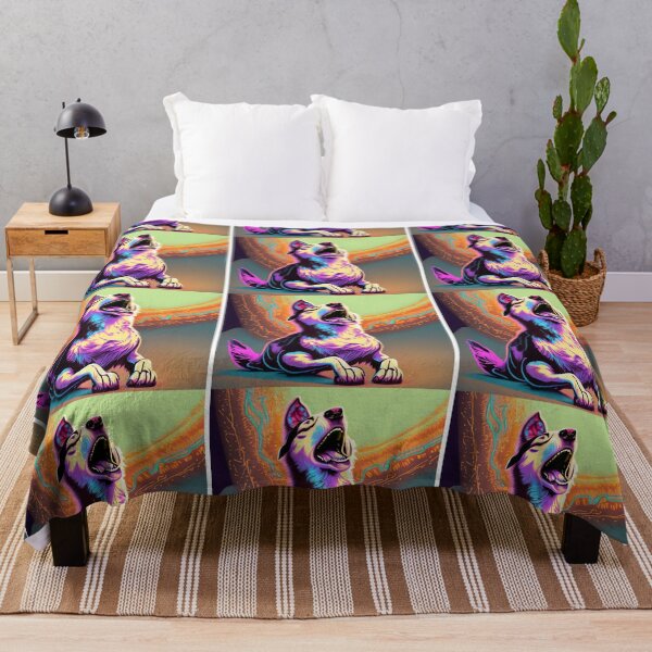 Item preview, Dog Stretched Morning Yawn designed and sold by petsfromweb.