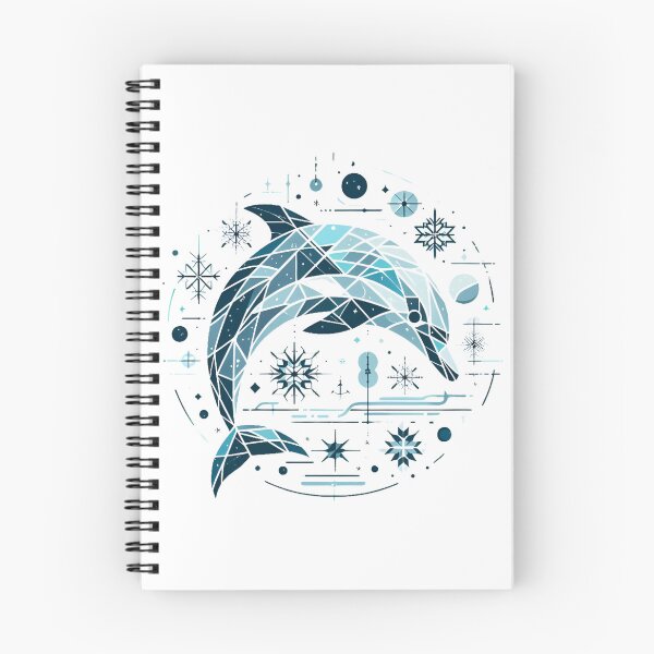 Item preview, Geometric Dolphin designed and sold by MusesWhispers.