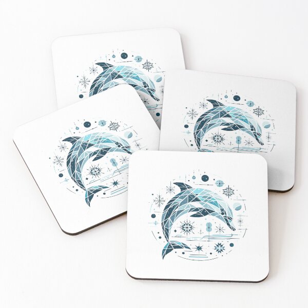 Item preview, Geometric Dolphin designed and sold by MusesWhispers.