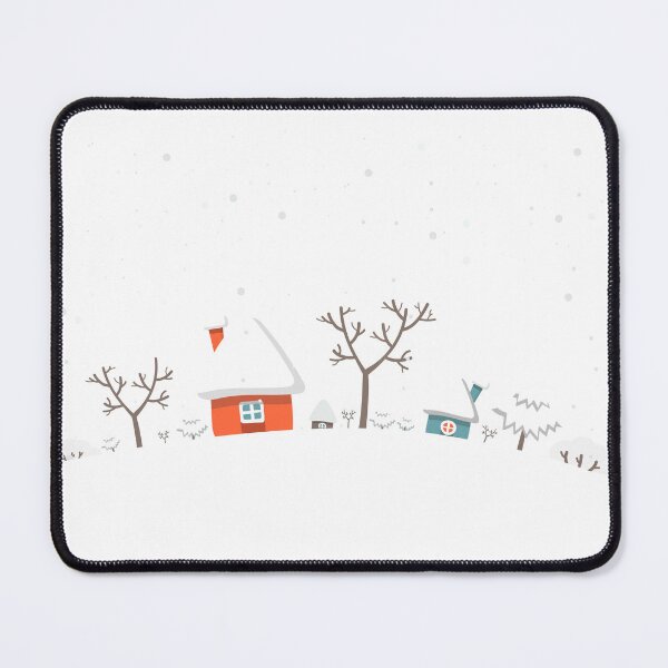 Item preview, Winter cottage scene designed and sold by suewen.