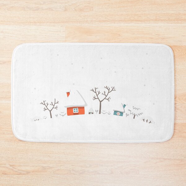 Item preview, Winter cottage scene designed and sold by suewen.