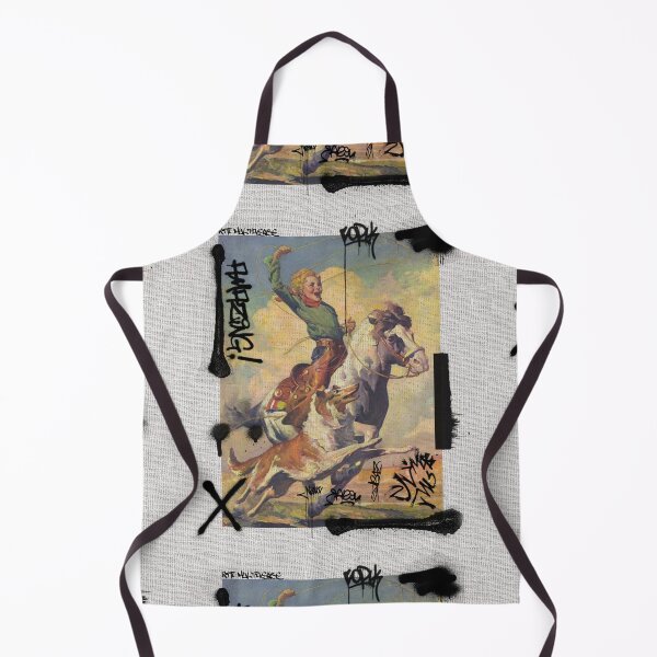 Item preview, Freedom, born to be a cowboy, young cowboy, Mixed art, Graffiti style designed and sold by Kai Multiverse.