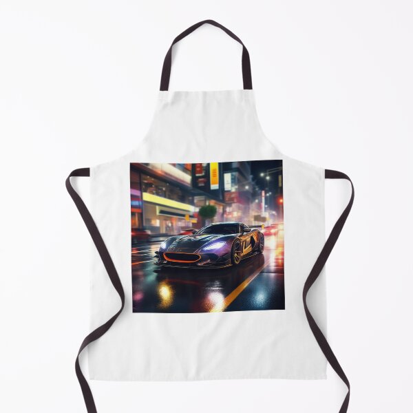 Item preview, Sports car racing through city at night designed and sold by ailia-hikaru.