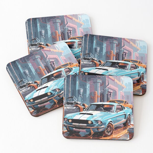 Item preview, Classic American Shelby Blue Muscle Car  designed and sold by VenZolic.