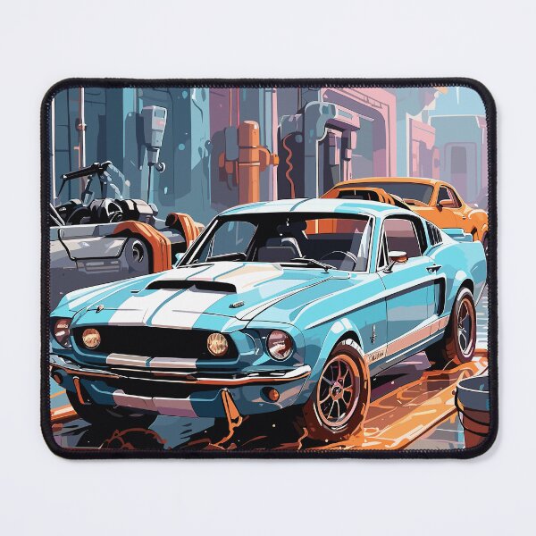 Item preview, Classic American Shelby Blue Muscle Car designed and sold by VenZolic.