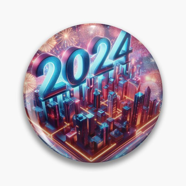 Item preview, Happy New Year 2024 designed and sold by Rabique.