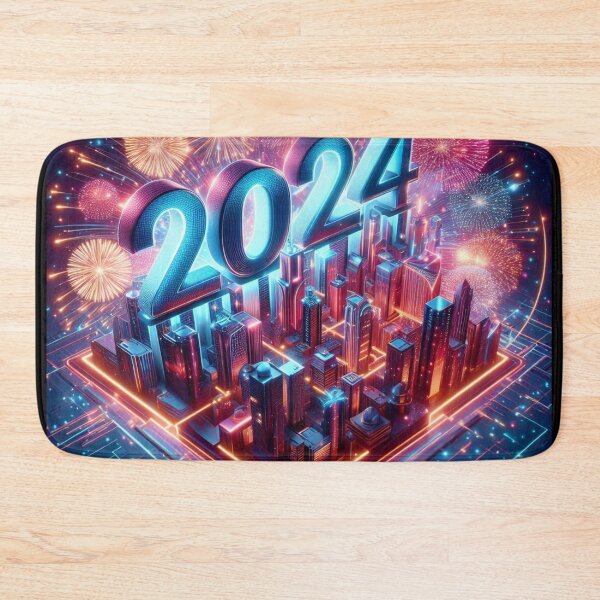 Item preview, Happy New Year 2024 designed and sold by Rabique.