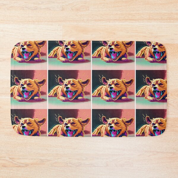 Item preview, Dog Stretched Morning Yawn designed and sold by petsfromweb.