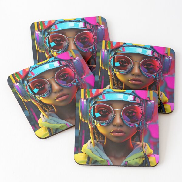 Item preview, Retrofuturism Unleashed: A Symphony of Style and Colour designed and sold by ArtComixHaven.