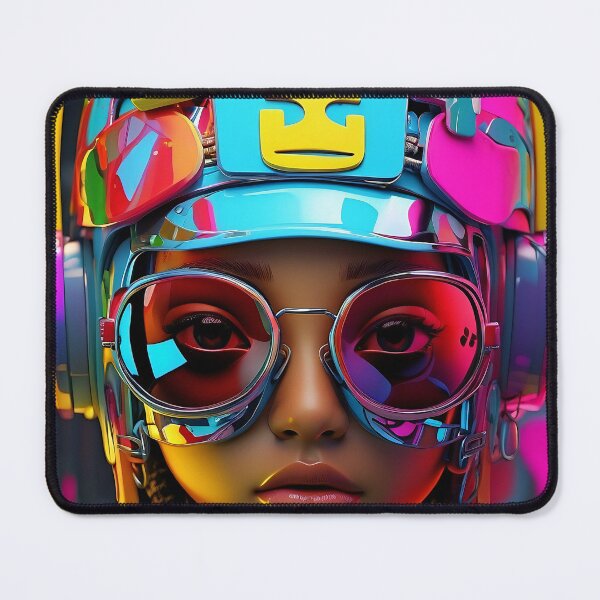 Item preview, Retrofuturism Unleashed: A Symphony of Style and Colour designed and sold by ArtComixHaven.
