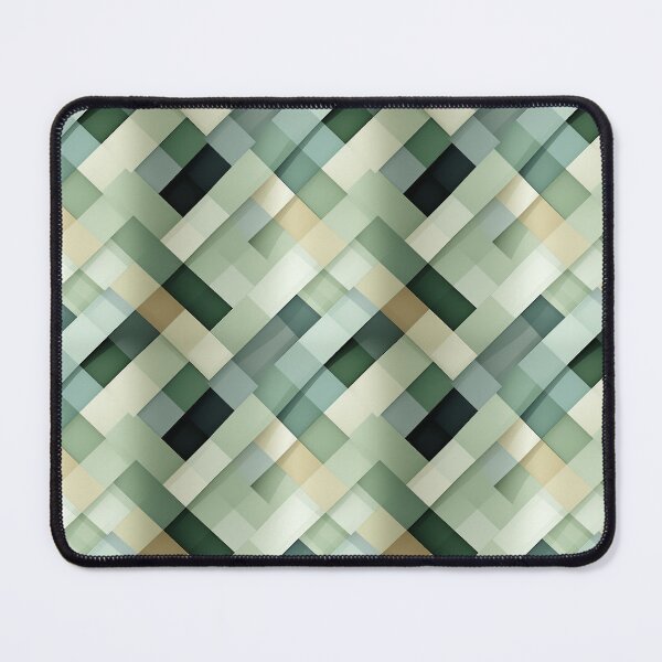 Item preview, Sage Green Warped Checkered Pattern Checkerboard designed and sold by januarydesign.