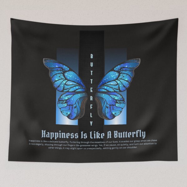 Item preview, Happiness is like a butterfly designed and sold by luckymando.