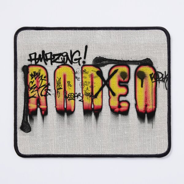 Item preview, Rodeo in Graffiti, Mishko Effect and Acid style Typography, Spirit of The West designed and sold by Kai Multiverse.