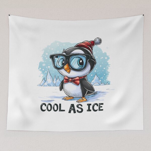 Item preview, Chill Vibes Only: The Stylish Penguin designed and sold by Moisky Patterns.