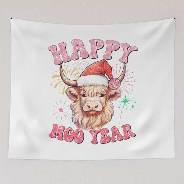 Item preview, Happy Moo Year designed and sold by kjanedesigns.