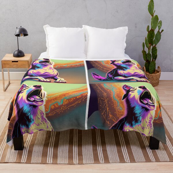 Item preview, Dog Stretched Morning Yawn designed and sold by petsfromweb.