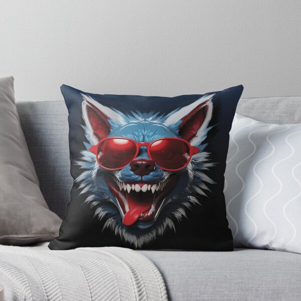 Item preview, Rocking Wolf Evil Smiley Emoji 92 designed and sold by RedStrokesDns.