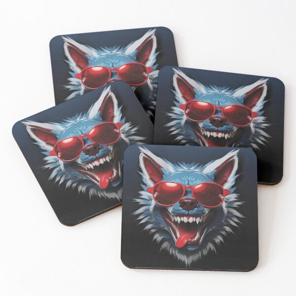 Item preview, Rocking Wolf Evil Smiley Emoji 92 designed and sold by RedStrokesDns.