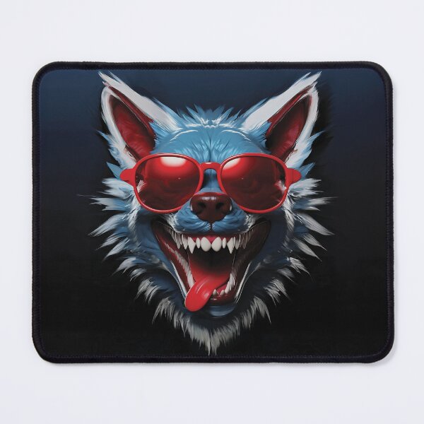 Item preview, Rocking Wolf Evil Smiley Emoji 92 designed and sold by RedStrokesDns.