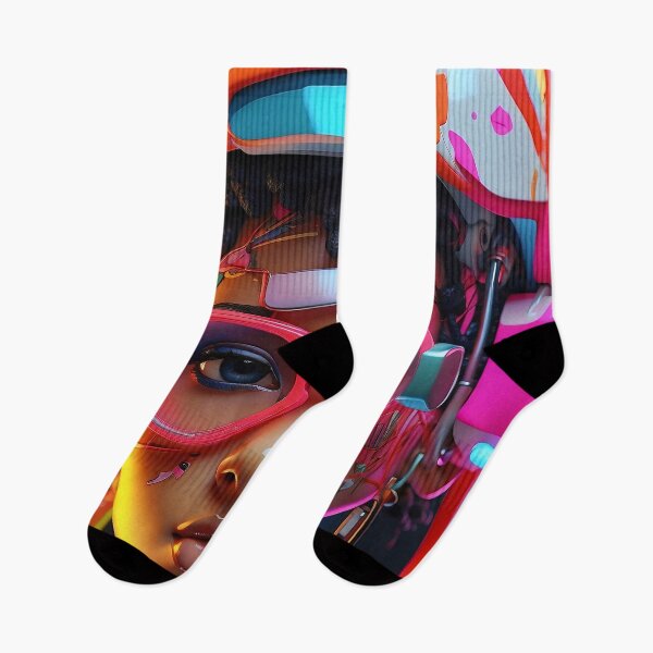 Item preview, Neon Dreams: A Portrait of Modern Youth in Technicolour designed and sold by ArtComixHaven.
