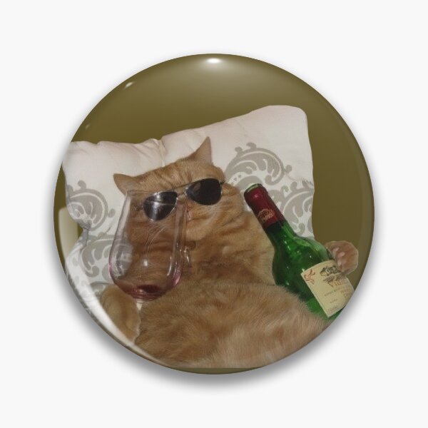 Item preview, Drunk cat designed and sold by Morbaklava.