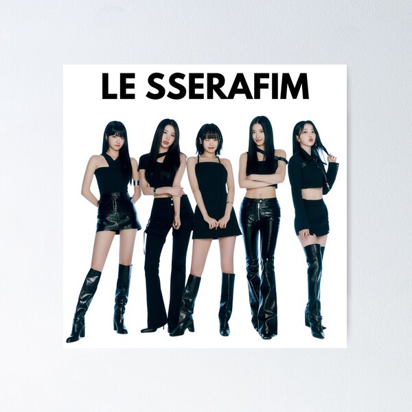 Item preview, LE SSERAFIM (KPOP) designed and sold by jaofnn.