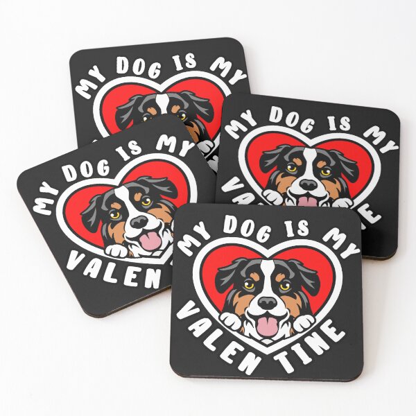 Item preview, My Australian Shepherd Dog Is My Valentine designed and sold by TheAnimalZ00.