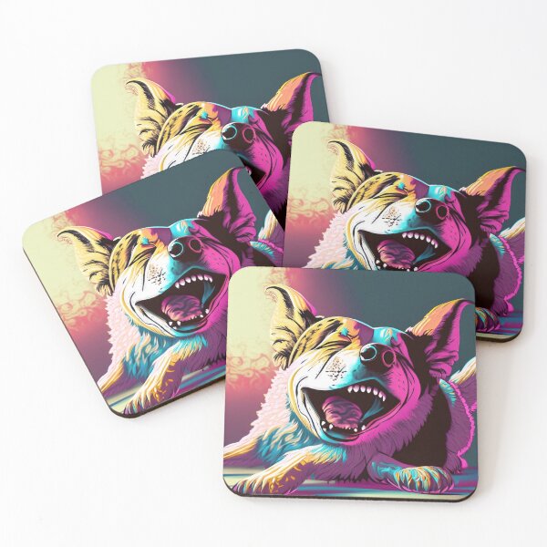 Item preview, Dog Stretched Morning Yawn designed and sold by petsfromweb.