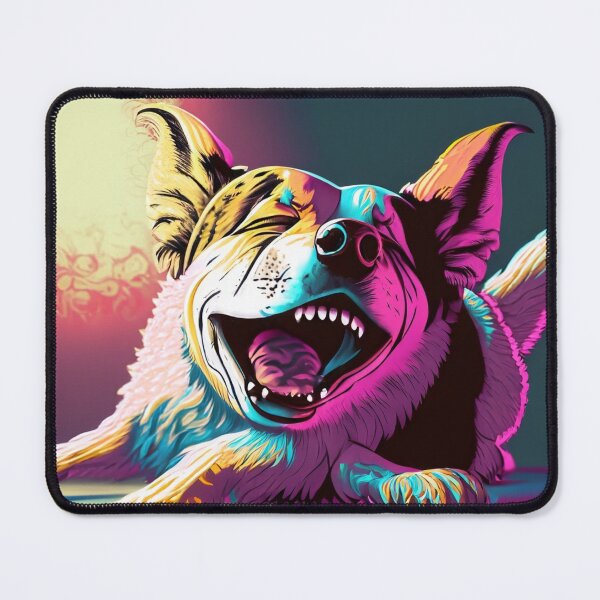 Item preview, Dog Stretched Morning Yawn designed and sold by petsfromweb.