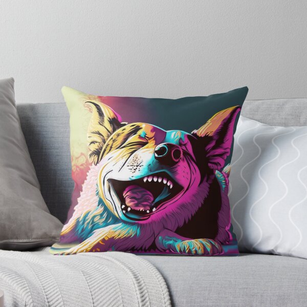 Item preview, Dog Stretched Morning Yawn designed and sold by petsfromweb.