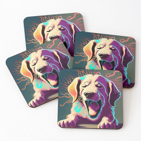 Item preview, Dog Stretched Morning Yawn designed and sold by petsfromweb.