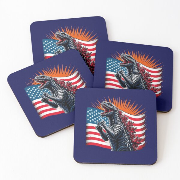 Item preview, godzilla flag designed and sold by Zagalo Art.