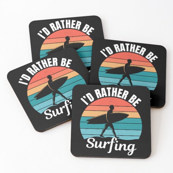 Item preview, I'd rather be surfing, wave surf lovers  designed and sold by NBSStore.