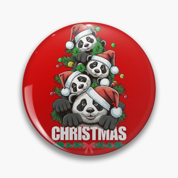 Item preview, Christmas panda tree family designed and sold by luckymando.
