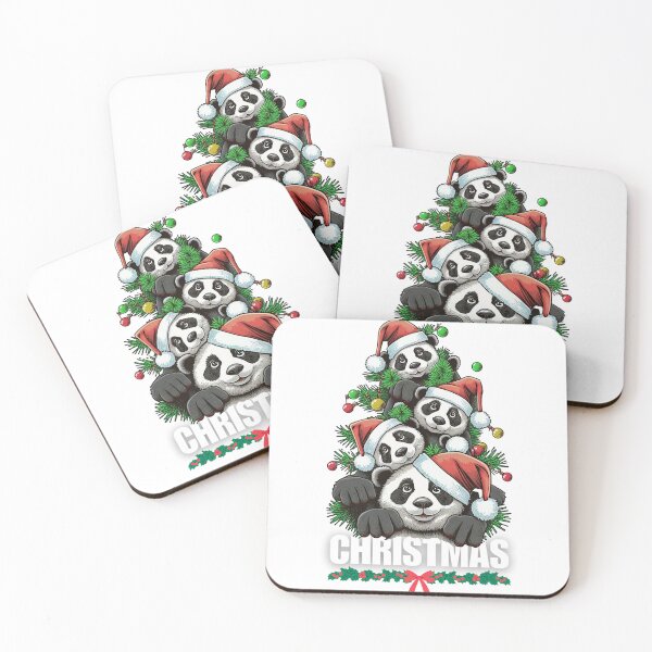 Item preview, Christmas panda tree family designed and sold by luckymando.